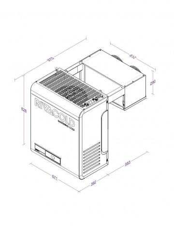 Agregat frigorific monobloc Rivacold W30